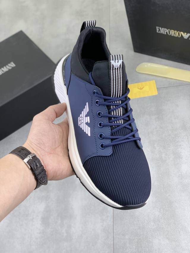 Factory direct price for men's sports shoes, original Giorgio Armani new casual