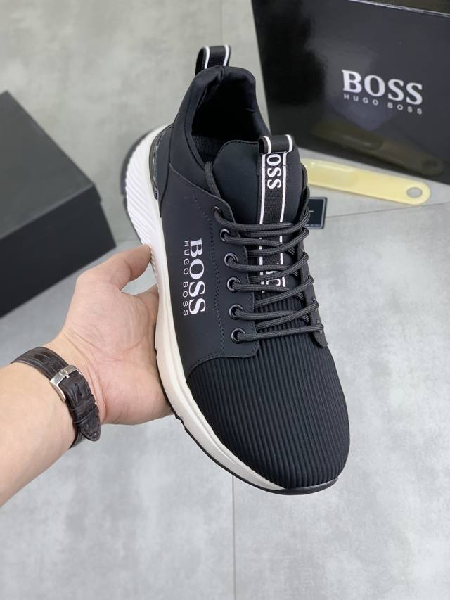 Factory direct price men's sports shoes original Boss original lace-up men's cl