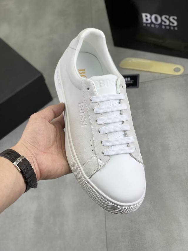 Factory direct price men's sports shoes original Boss original lace-up men's cl