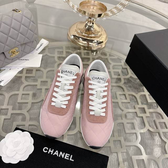 Factory direct price women's shoes sports original Chanel quilted baseball shoe