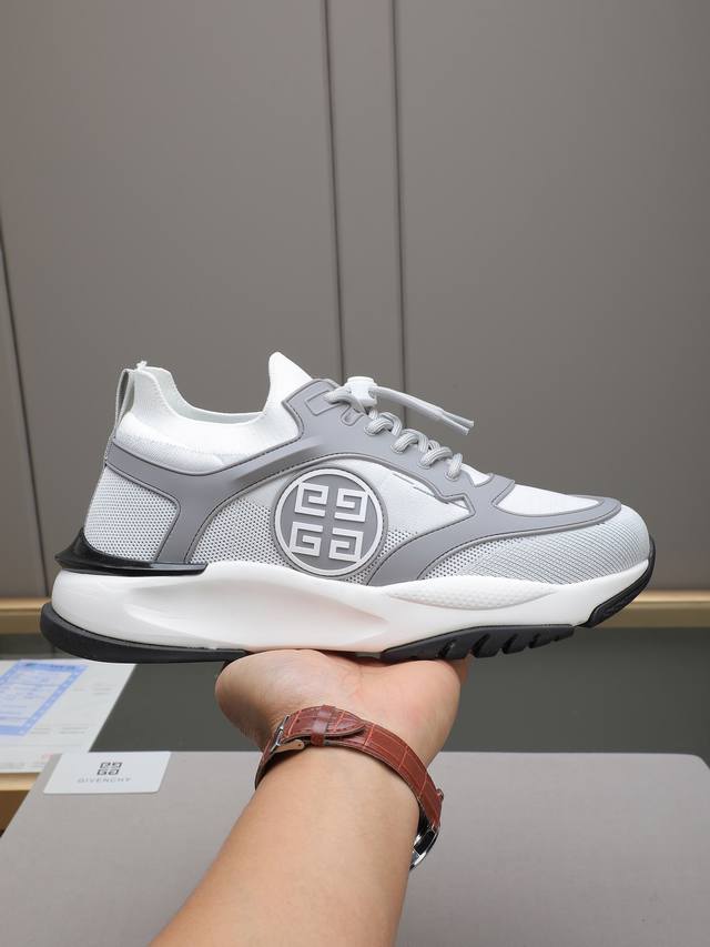 Givench*. Men's platform casual shoes, made with imported high-elasticity flykni