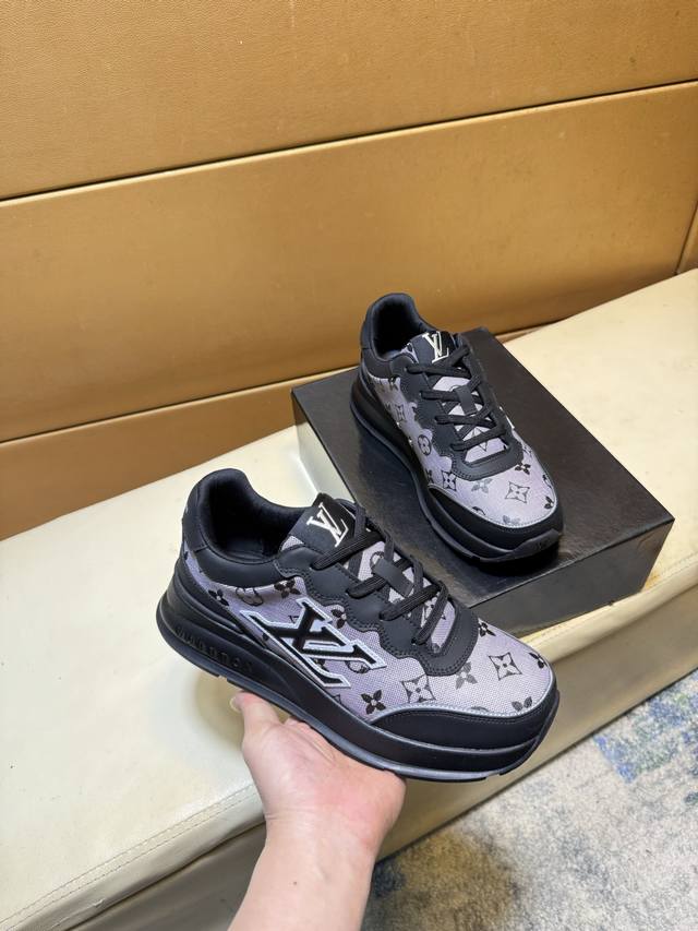 Louis Vuitton Lv Original Quality. Unique modern style sneakers. A must-have cas
