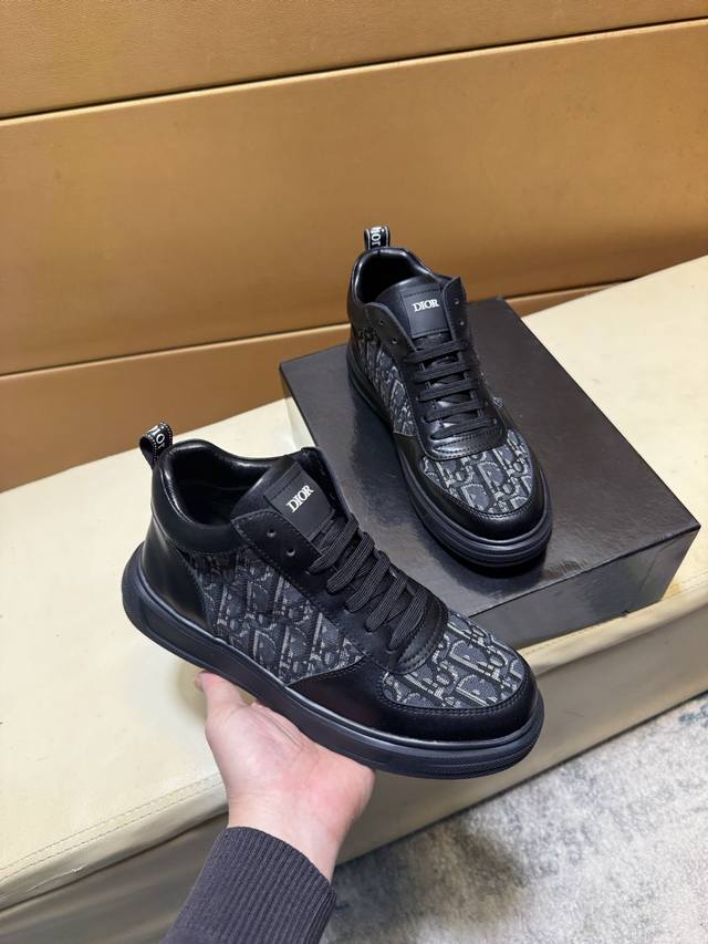 High-top Dior*Diao Original Quality. ~ Unique modern style sneakers. Casual sho
