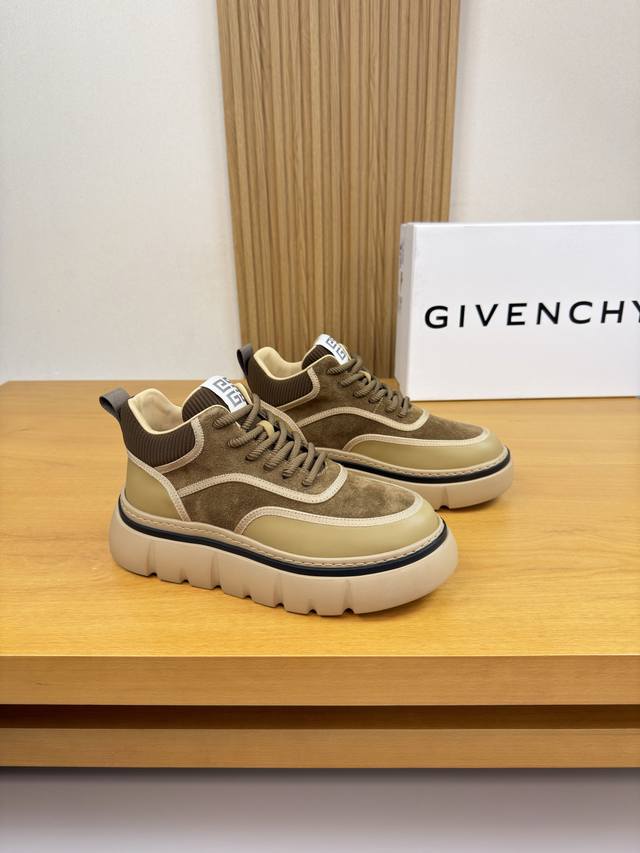 Givenchy - High-end quality original single high-top casual sports shoes - Upper