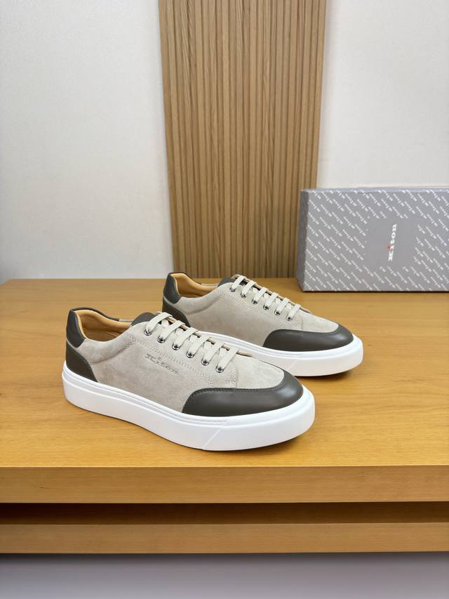 Kiton - High-end quality original single casual sports shoes - Upper: Nappa calf