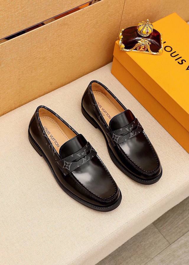 Product Trademark: Louis Vuitton Casual Leather Shoes True Sizes: 38-44, 45 (Cu