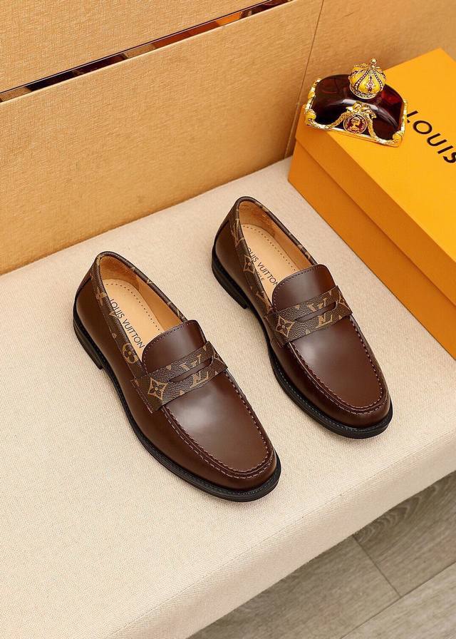 Product Trademark: Louis Vuitton Casual Leather Shoes True Sizes: 38-44, 45 (Cu