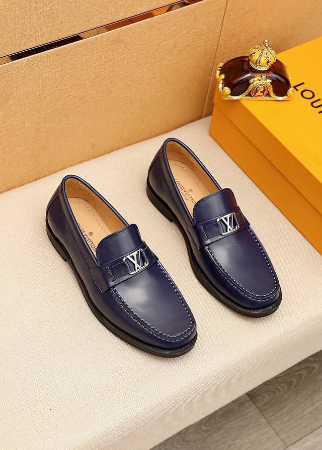 Product Trademark: Louis Vuitton Casual Leather Shoes True Sizes: 38-44, 45 (Cu