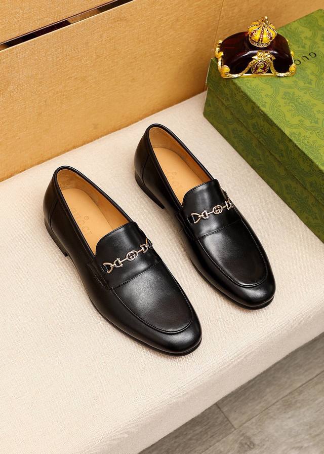 Product Trademark: Gucci Casual Leather Shoes True Sizes: 38-44, 45 (Custom Mad