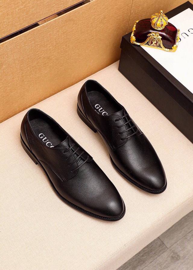Product Trademark: Gucci Casual Business Leather Shoes True Sizes: 39-44, 38, 4