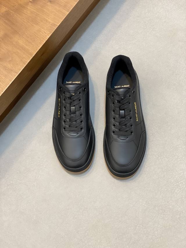 Couple Style Saint Laurent Low-Top Lace-up Sneakers S L61 Official Website New