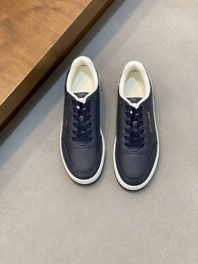 Couple Style Saint Laurent Low-Top Lace-up Sneakers S L61 Official Website New