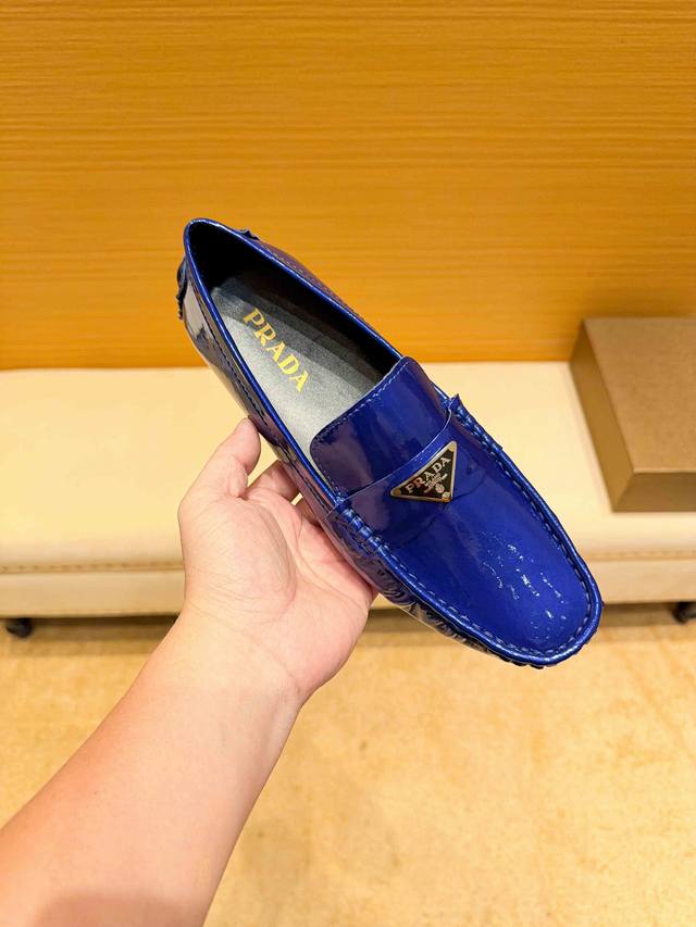 Real Price, High-end Prada Loafers, Official New Model, Popular with Italian Sup