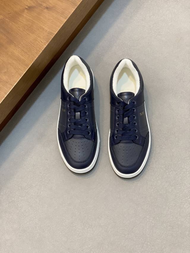 Couple Style Saint Laurent Low-Top Lace-up Sneakers S L61 Official Website New