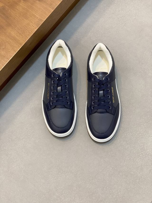 Couple Style Saint Laurent Low-Top Lace-up Sneakers S L61 Official Website New