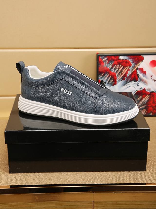 2025 New Arrival, Boss Casual Sports Men's Shoes. This style features a very sof