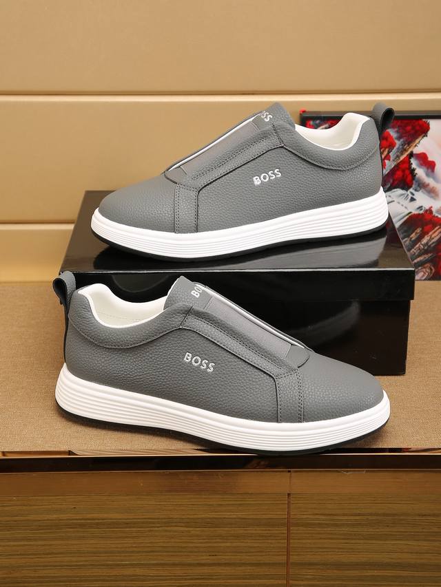 2025 New Arrival, Boss Casual Sports Men's Shoes. This style features a very sof