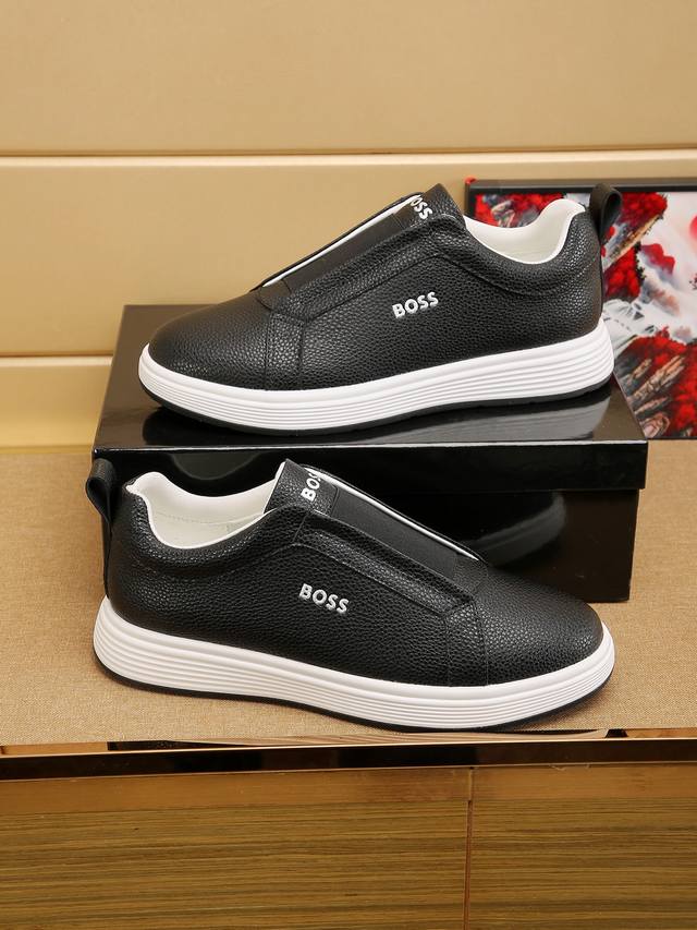 2025 New Arrival, Boss Casual Sports Men's Shoes. This style features a very sof