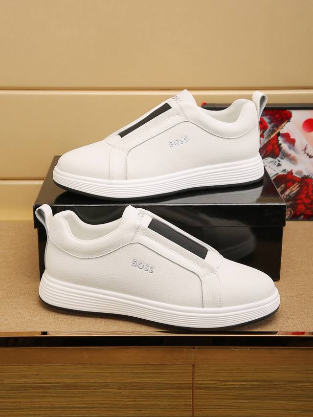 2025 New Arrival, Boss Casual Sports Men's Shoes. This style features a very sof