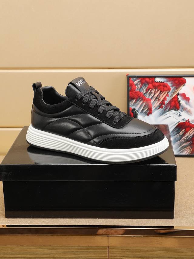2025 New Arrival, Boss Casual Sports Men's Shoes. This style features a very sof