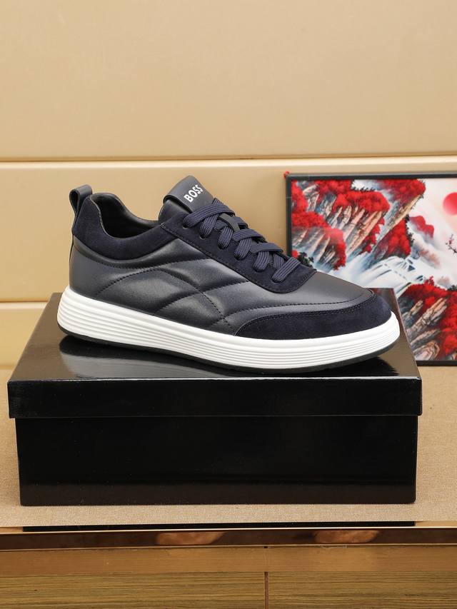 2025 New Arrival, Boss Casual Sports Men's Shoes. This style features a very sof