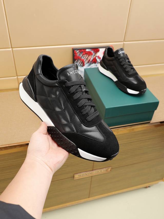 2025 New Lacoste Crocodile Casual Men's Shoes, Stylish Sporty Design. Sizes 38-