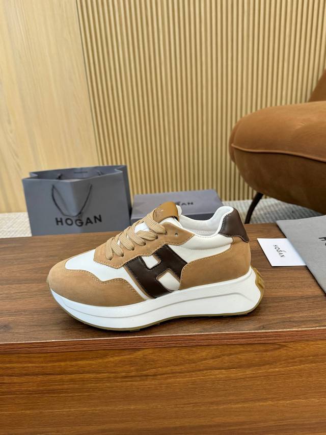 Sold at the original price! Hogan's new H-Stripes series chunky sneakers, a must