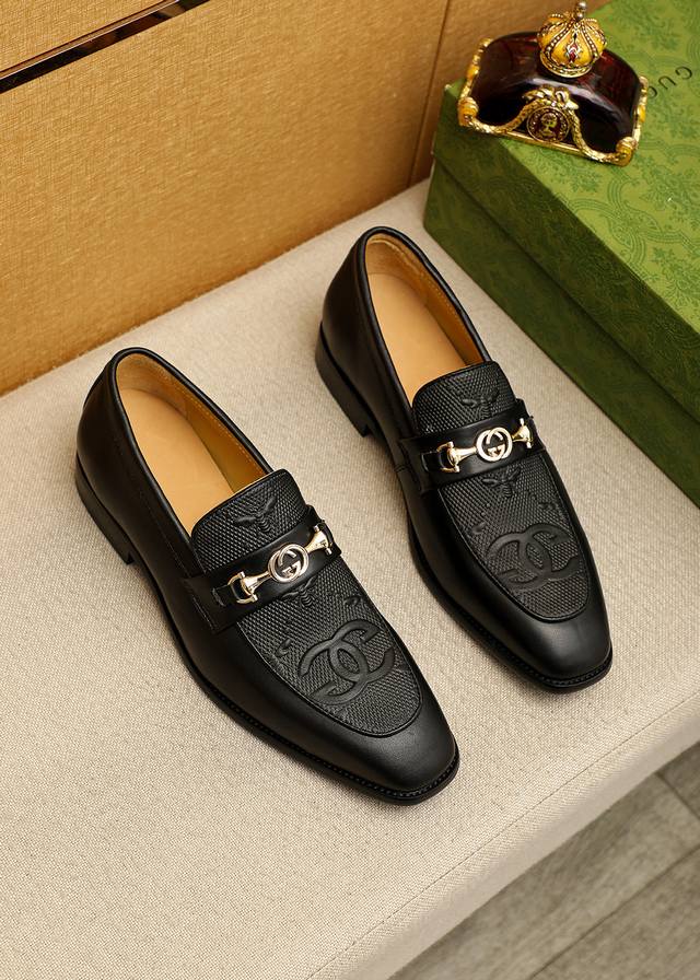 Product Trademark: Gucci Casual Leather Shoes True Sizes: 38-44, 45-46 (Custom