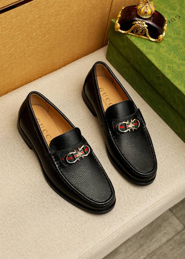 Product Trademark: Gucci Casual Leather Shoes True Sizes: 38-44, 45-46 (Custom