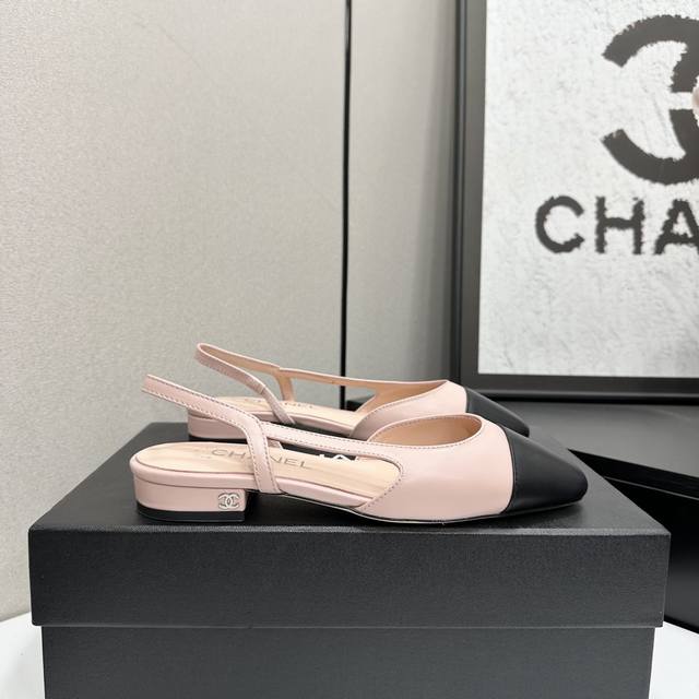 Chan*L Classic Slingback Chanel Sandals! Flats! Just like Coco Chanel said: Fash