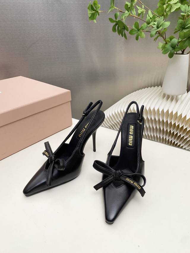 Factory Price p Miumiu 2025 New Backless Sandals Series: Stylish and Chic, Perf