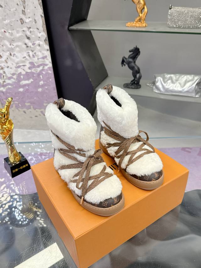 Factory Price: Louis Vuitton Autumn/Winter Newest Snow Boots Many celebrities an
