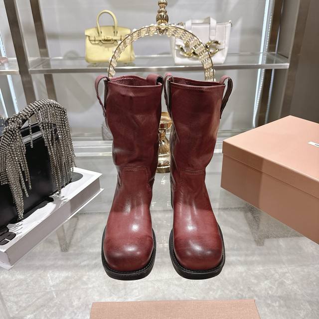 Factory Price p Miu Miu 25th Anniversary Double-Ear Chunky High-Heel Slip-On Ank