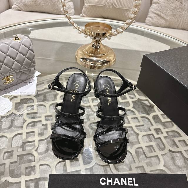 Chane* | Chanel 25Ss Spring/Summer New Runway Style Double C High-Heeled Sandals