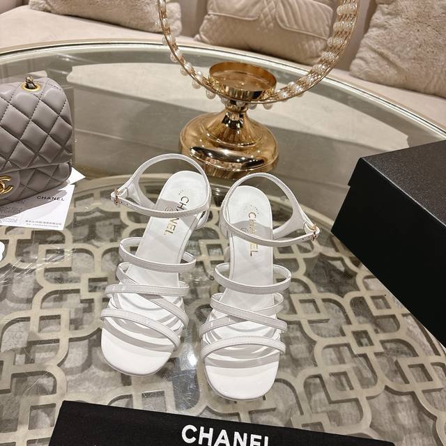 Chane* | Chanel 25Ss Spring/Summer New Runway Style Double C High-Heeled Sandals