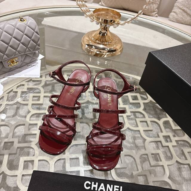 Chane* | Chanel 25Ss Spring/Summer New Runway Style Double C High-Heeled Sandals