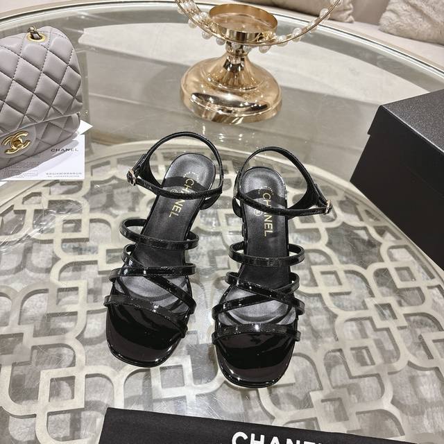 Chane* | Chanel 25Ss Spring/Summer New Runway Style Double C High-Heeled Sandals