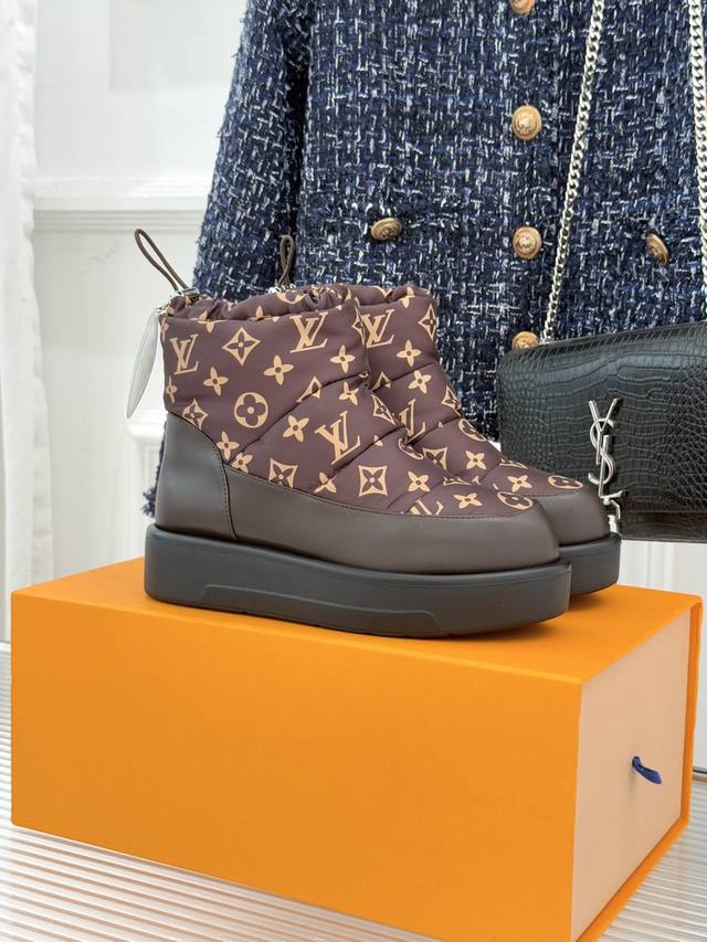 Factory Price L*V Louis Vuitton Classic Autumn/Winter Pillow Down Snow Boots Ar