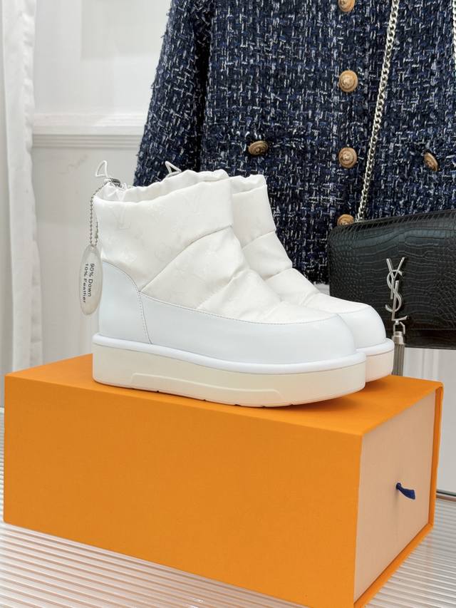 Factory Price L*V Louis Vuitton Classic Autumn/Winter Pillow Down Snow Boots Ar
