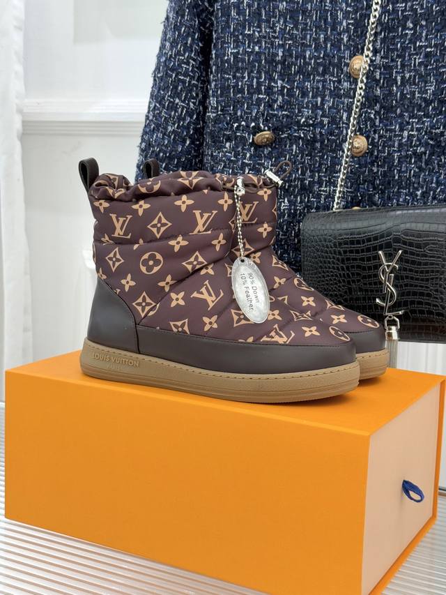 Factory Price L*V Louis Vuitton Classic Autumn/Winter Pillow Down Snow Boots Ar