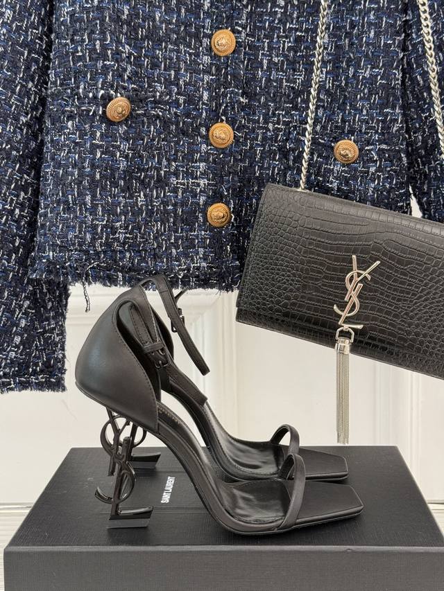 Factory Price Saint Laurent*YSL Classic Spring/Summer Letter Heel One-Strap High