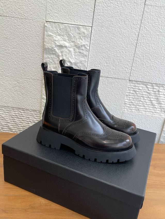 Level Version: Alexander Wang 25Ss Autumn/Winter New Retro Brogue Thick-Soled C