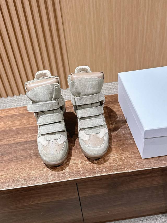 Top-tier version Isabel Marant classic high-top sneakers Hot recommendation from
