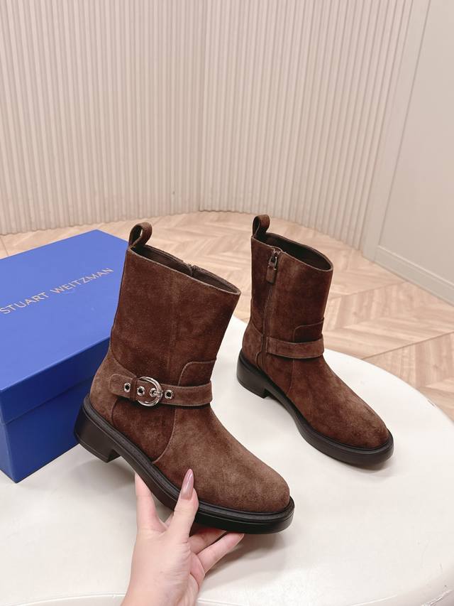 Autumn/Winter Suede Martin Boots/Riding Boots Classic, simple, stylish, and vers