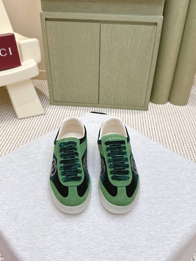 Retail-grade Gucci Double G Couple Casual Sports Shoes, German Training Shoes, C