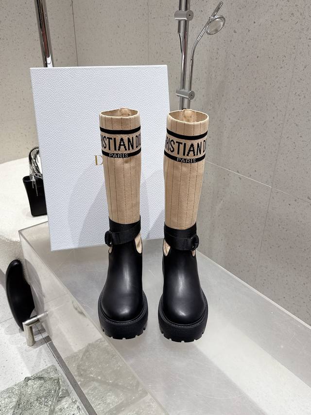 Factory Direct Dior Cd 2025 Fall/Winter Short Boots, Mid-Calf Boots, Long Boots