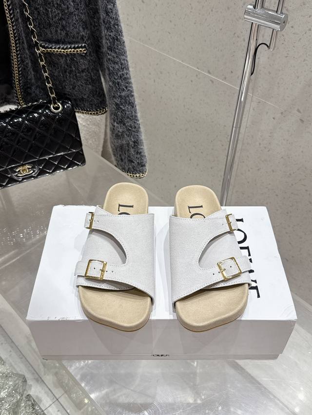 Factory Direct Sale Loewe 25Ss Summer New Slippers Hot new style, matching the