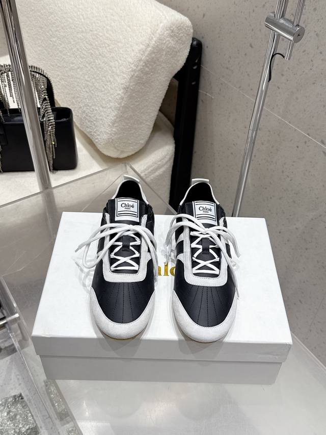Chloe New Cortez Training Shoes The new silhouette is made of cowhide patchwork,