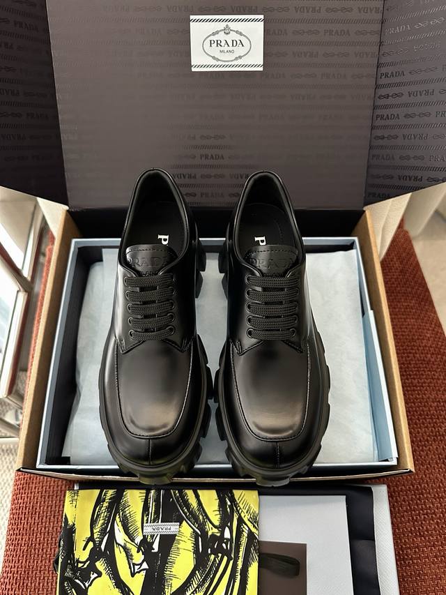 Dongguan-made *Classic Monolith Series Gear Lace-up Platform Shoes