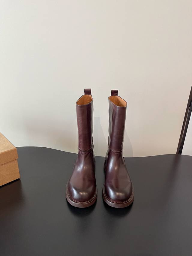 Top Quality Niche Brand Style Retro Chelsea Pleated Derby Handmade Shoes Handmad